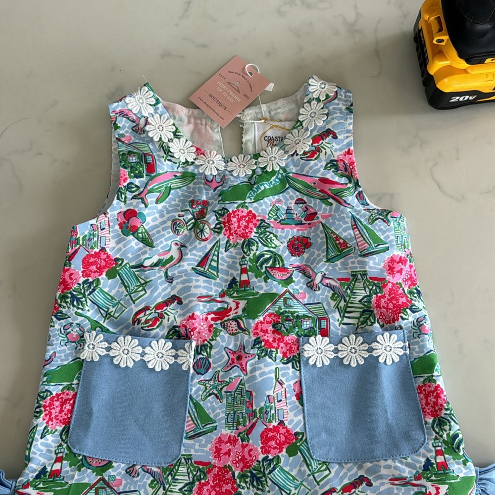 NWT Coastal Mermaid Boutique Shift Dress